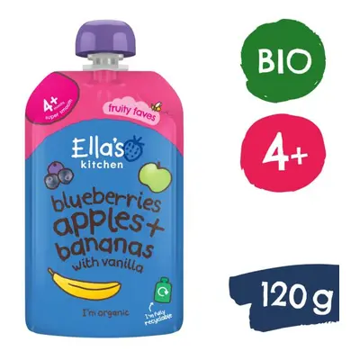 Ella's Kitchen BIO Alma, áfonya és banán (120 g)