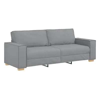 vidaXL 3 személyes világosszürke szövetkanapé 220x78x84 cm