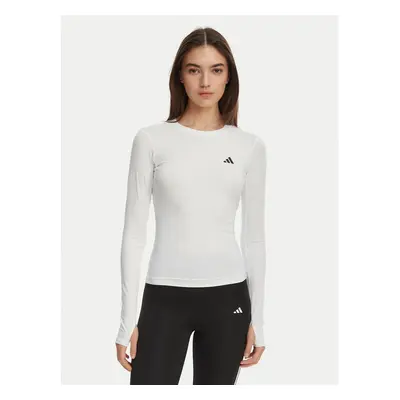 Adidas Technikai póló Power Essentials Workout Contour KD2211 Fehér Slim Fit