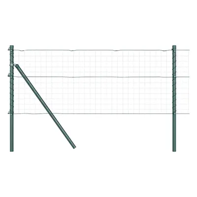 vidaXL Kerítésoszlop 52 pcs Zöld 3,2 x 3,2 x 100 cm