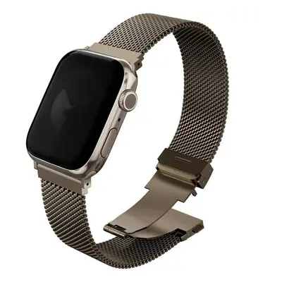 Uniq Dante Pro Apple Watch 1/2/3/4/5/6/7/8/9/10/11/SE/SE2/SE3 (40/41/42mm) rozsdamentes acél szíj, arany