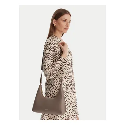 Táska Calvin Klein Foil Logo Conv Shoulder Bag LV04F3272G Bézs
