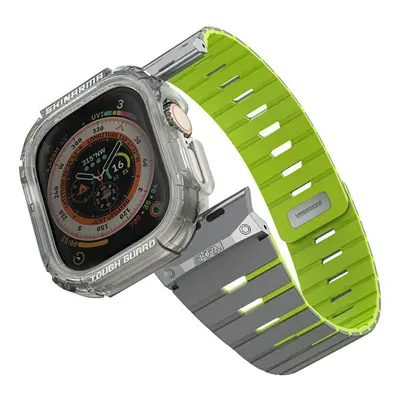Skinarma Gemini Apple Watch Ultra tok + szíj, 49mm, mágneses niteglow (sötétben világító)