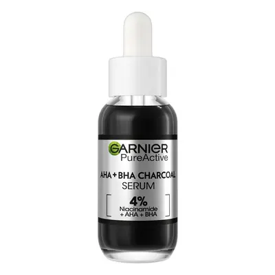 Garnier Bőrhibák elleni szérum AHA + BHA Charcoal (Serum) 30 ml