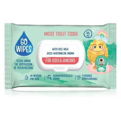 GoWipes For Kids & Juniors nedves WC papír az érzékeny bőrre gyermekeknek 44 db