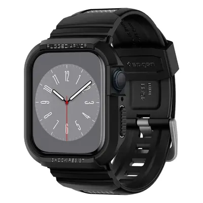 Spigen Rugged Armor Pro Apple Watch 9 / 8 / 7 / 6 / SE ( 3 / 2 / 1 Gen) 44mm / 45mm tok, fekete