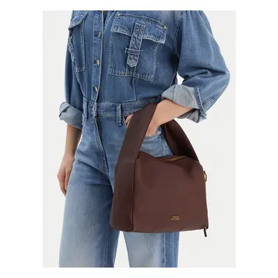 Tommy Hilfiger Táska City Leather Shoulder Bag AW0AW18152 Barna