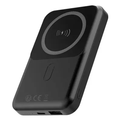 Powerbank 10000 mAh mágneses Usb Usb-c indukciós 15W power bank