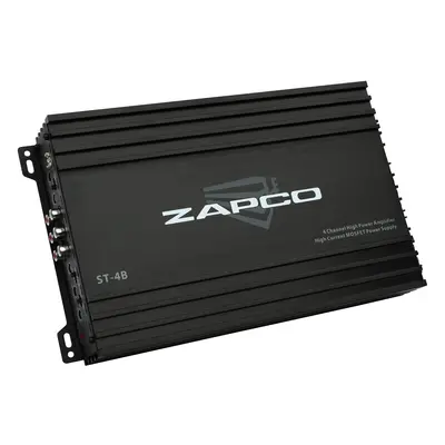Zapco ST-4B Autós erősítő 4 csatornás 4x65/90W 2x180RMS Ab osztály