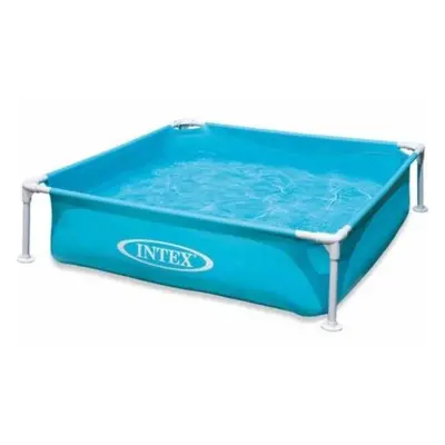 Acél Medence Intex 57173 Négyzet Alakú 122 X 122CM Gyerek Medence Váz