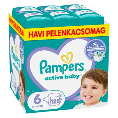 PAMPERS Active Baby 6, Monthly Pack 128 db