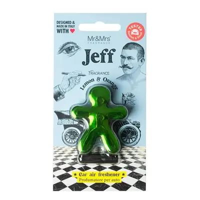 Mr&Mrs Fragrance Jeff Chrome Car Air Freshener Lemon & Orange