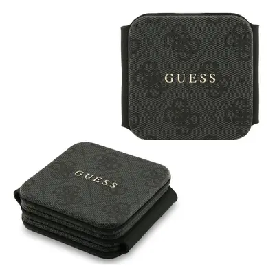 Guess 4G 3in1 vezeték nélküli wireless töltő, összecsukható, MagSafe, fekete
