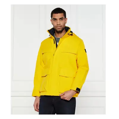 Tommy Hilfiger Átmeneti kabát Regatta Mid Length Jacket MW0MW39200 Sárga Loose Fit