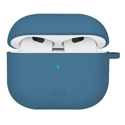 Uniq Nexo tok AirPods 4-hez Szilikon fülkampók kék/pacific blue