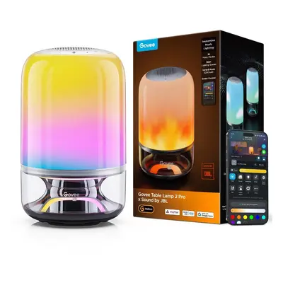 Govee Table Lamp 2 RGBW akkumulátoros lámpa JBL hangszóróval