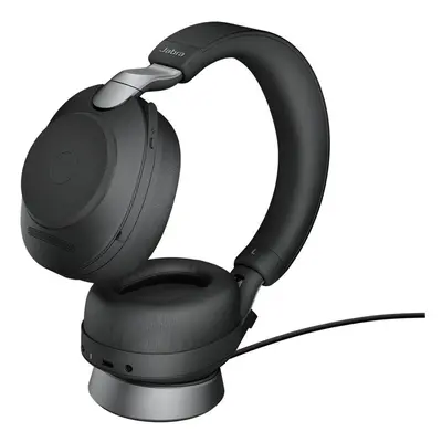 Jabra Evolve2 85/Stereo/ANC/BT/Wireless/MS/Stand/Black