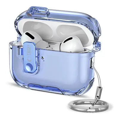 Tech-Protect Bounce Pro AirPods Pro 3 tok, karabinerrel, kék