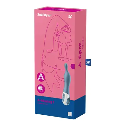 Satisfyer A-Mazing 1 - akkus, A-pont vibrátor (kék)