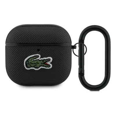 Lacoste Petit Pique Croc Logo Patch AirPods 4 tok, fekete