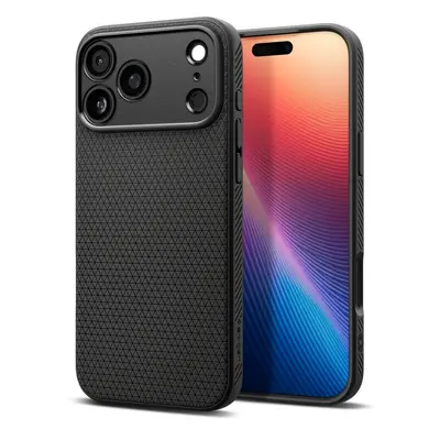 Spigen Liquid Air Apple iPhone 17 Pro Max tok, Matte Black, fekete