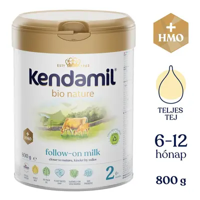 Kendamil BIO NATURE 2 HMO+ tehéntej alapú anyatej-kiegészítő tápszer 6 hónapos kortól