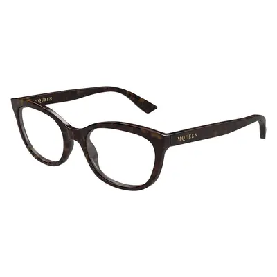 Alexander McQueen AM0569O 002 ONE SIZE (53) Havana Férfi Dioptriás szemüvegek