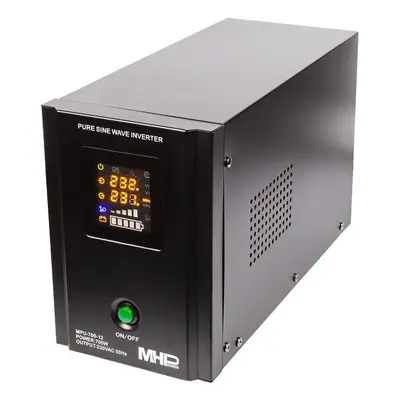 MHPower MPU-700-12 Ups, 700 W, tiszta szinusz, 12 V