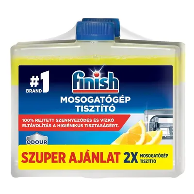 Finish Mosogatógép tisztító citrom illattal 500ml + Ajándék mintatermék