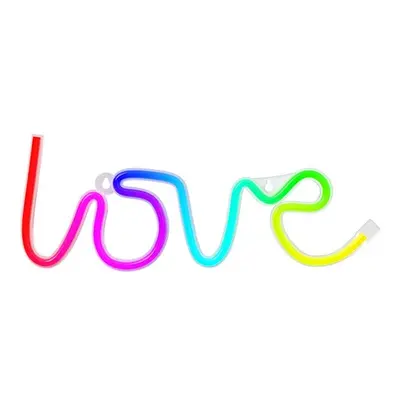 Neon Led Rgb Love felirat Szeretem Valentin napi ajándék színváltós
