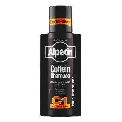 Alpecin Coffein Shampoo C1 Black Edition sampon férfiaknak koffein kivonattal hajnövesztést serkentő 250 ml
