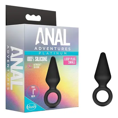 Anal Adventures Platinum S - anál plug (fekete) - kicsi