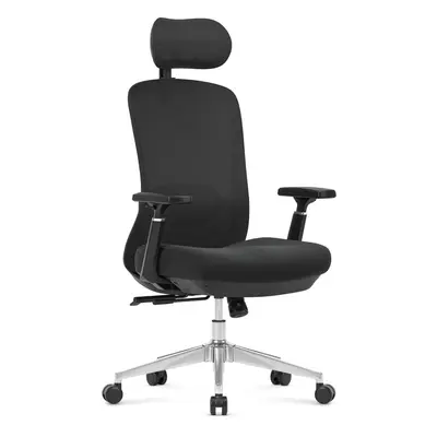 Irodai forgószék Mark Adler fekete masszírozó ergonomikus állítható