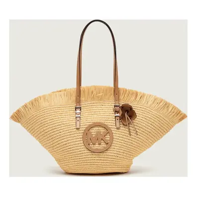 Michael Kors Isa Large Hand-Crocheted Fan Tote Bag Nat/ Peanut Universal