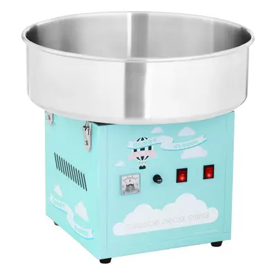 Vattacukor készítő gép - 52 cm - 1200 W - türkizkék | Royal Catering