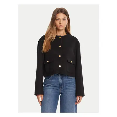 Tommy Hilfiger Átmeneti kabát WW0WW47446 Fekete Regular Fit