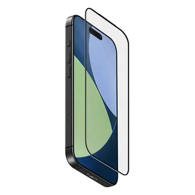 Uniq Optix Vivid Clear Apple iPhone Air (2025) tempered glass kijelzővédő üvegfólia felhelyező kerettel