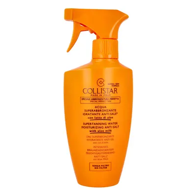 Collistar Special Perfect Tan Supertanning Water Moisturizing Anti-Salt lesülést optimalizáló hidratáló spray Aloe Vera tartalom