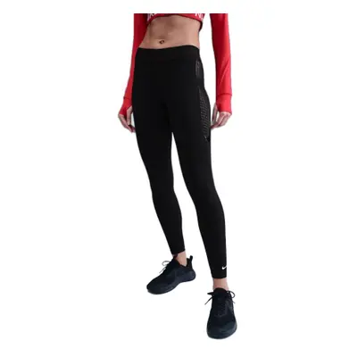 Női kompressziós leggings NIKE-W NP 365 MR TIGHT GG GRX BLACK/WHITE