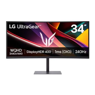 34"-os UltraGear™ WQHD ívelt Gaming Monitor 240 Hz-es képfrissítési sebességgel - 34G630A-B