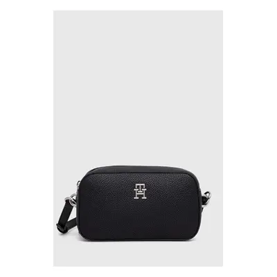 Tommy Hilfiger Táska Th Emblem Camera Bag AW0AW15179 Fekete