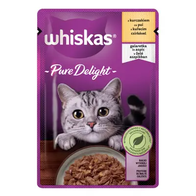 Whiskas Pure Delight alutasakos macskaeledel - csirke 85 g