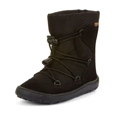 Froddo gyerek téli barefoot csizma TEX TRACK WOOL Black G3160251-13 | magas szárú, könnyen felvehető | vízálló hótaposó rugalmas
