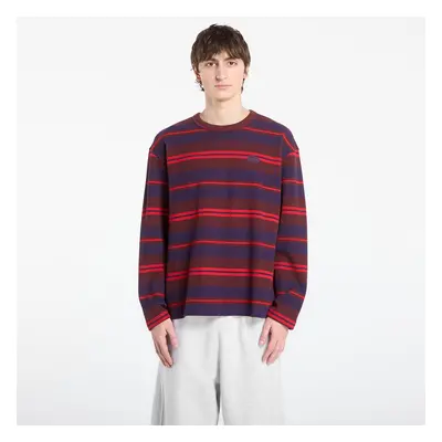 Póló adidas 90S Alternative Sport Long Sleeve Stripe Waffle T-Shirt Aurora Ruby L