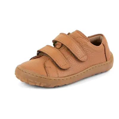 Froddo gyerek barefoot tornacipő BAZE COGNAC G3130284-2 | egész éves gyerek bőr cipő tépőzárral és rugalmas talppal - 24