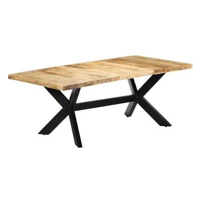 vidaXL tömör mangófa étkezőasztal 200 x 100 x 75 cm