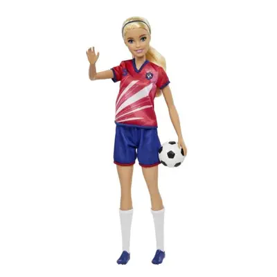 Mattel Barbie Futball Baba - Barbie piros mezben