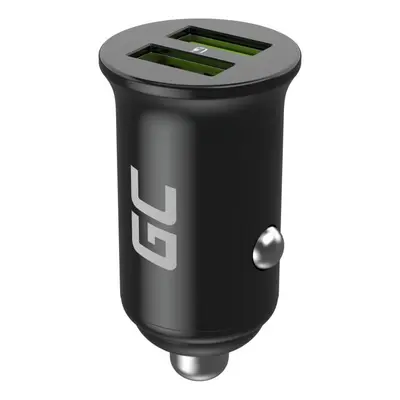 Green Cell PowerRide Nano autós gyorstöltő 2x Usb 6A 36W 12V