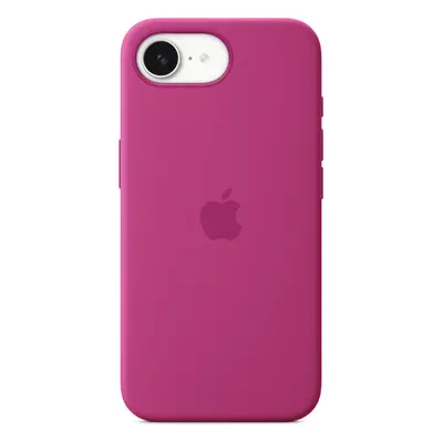 Eredeti Szilikon Tok Apple Iphone 16e/ 17e Szilikon Tok Fukszia