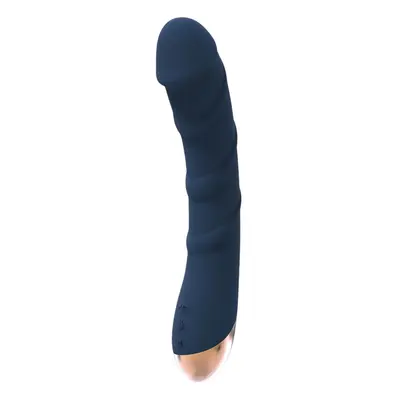 Goddess Vibrátor 12 mód, melegíthető, USB-töltés 21 cm fekete